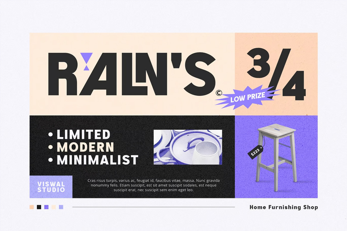 Lekase - Modern Font, a Sans Serif Font by Viswal Studio (Photo 3 of 6)