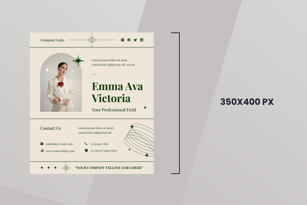 Aesthetica - Email Signature, an Email Template by SquidPixey (Photo 3 of 4)