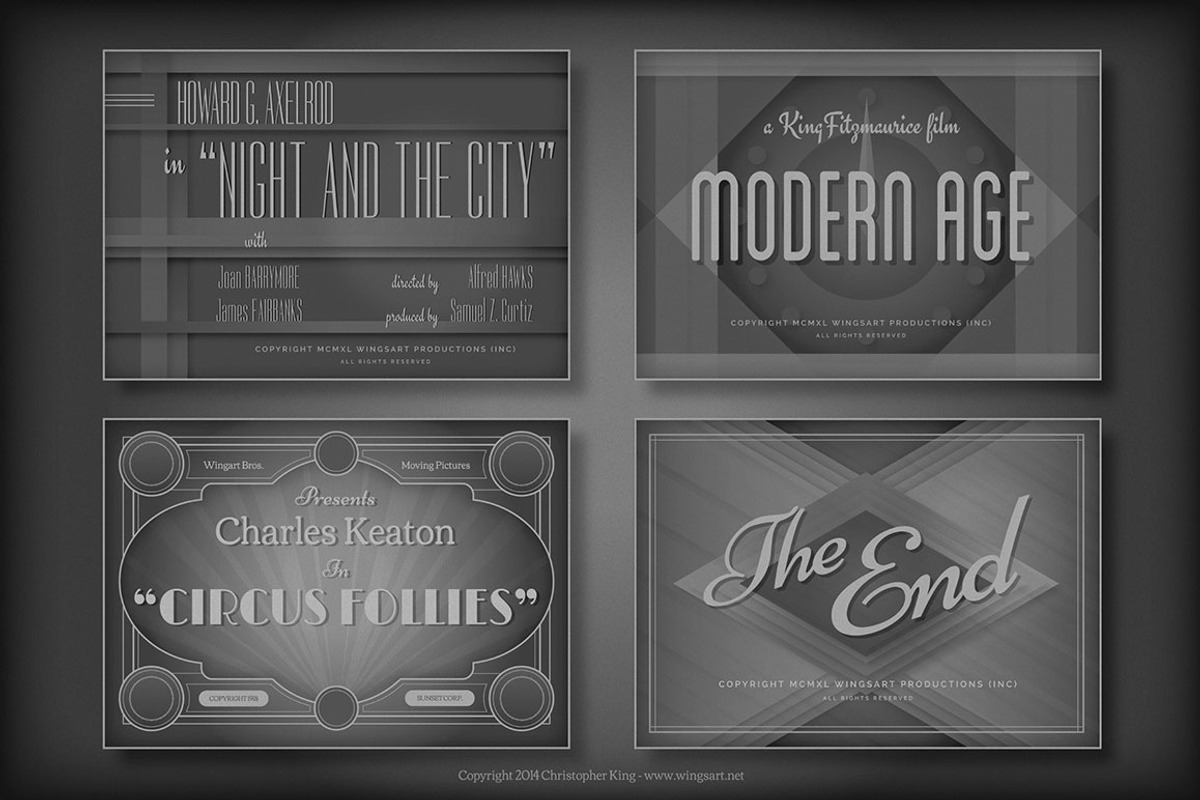 Vintage Hollywood Movie Titles, a Presentation Template by Wingsart Studio (Photo 3 of 5)