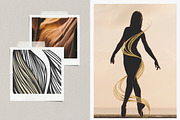 WAVES. Abstract line art drawing, an Object Graphic by AnMark (Thumbnail 5 of 13)