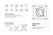 Animated Psychologist Icons, an Outline Icon by Prosymbols (Thumbnail 3 of 6)