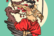 Samurai Hero, a Person Illustration by TSV Art Collective (Thumbnail 1 of 3)