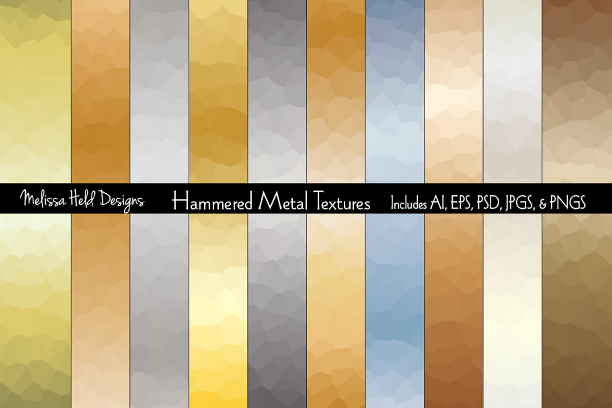 Hammered Metal Backgrounds