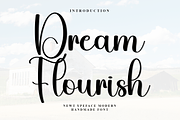 Dream Flourish, a Handwritten Font by InermediaSTUDIO (Thumbnail 1 of 8)