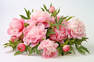 Bouquet of beautiful peony flowers, a Nature Photo by AlyaAnd