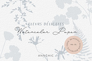 BUNDLE Floral watercolor paper, a Texture Illustration by Anna Sokol (Thumbnail 46 of 71)