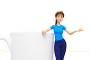 35 Jenny 3D Product Promo Mock-Ups, an iPad Mockup by Oleg Ribar (Thumbnail 12 of 29)