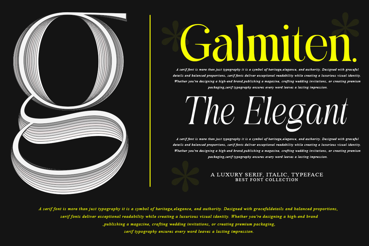 Galmiten | 243 Font Styles, a Serif Font by IM Studio (Photo 3 of 12)