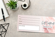 Rosegold Printable Gift Card, a Design Template by Snapybiz (Thumbnail 2 of 9)