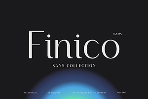 Finico Sans – Modern Editorial Sans