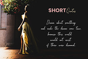 White Dahlia - Romantic Script Font, a Handwritten Font by Bluestype Studio (Thumbnail 4 of 9)