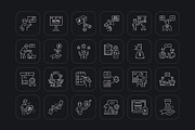 Sales Strategy Icons Set, an Outline Icon by Prosymbols (Thumbnail 6 of 8)