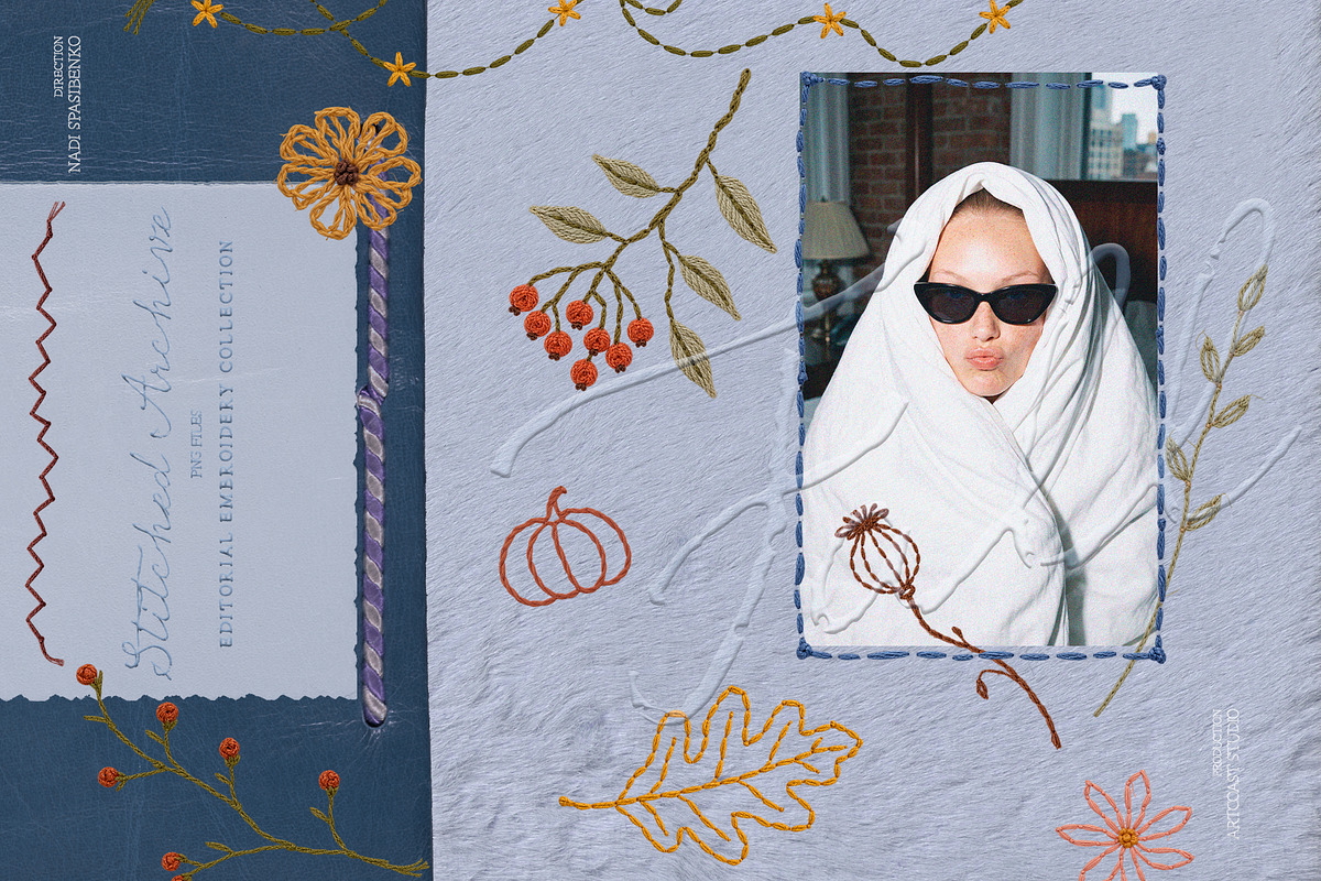 Stitched Archive Editorial Set, an Object Graphic by nadispasibenko (Photo 6 of 9)