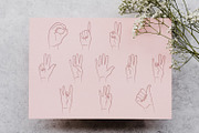 ASL Font American Sign Language Type, a Symbol Font by InkCloudDesign (Thumbnail 5 of 10)