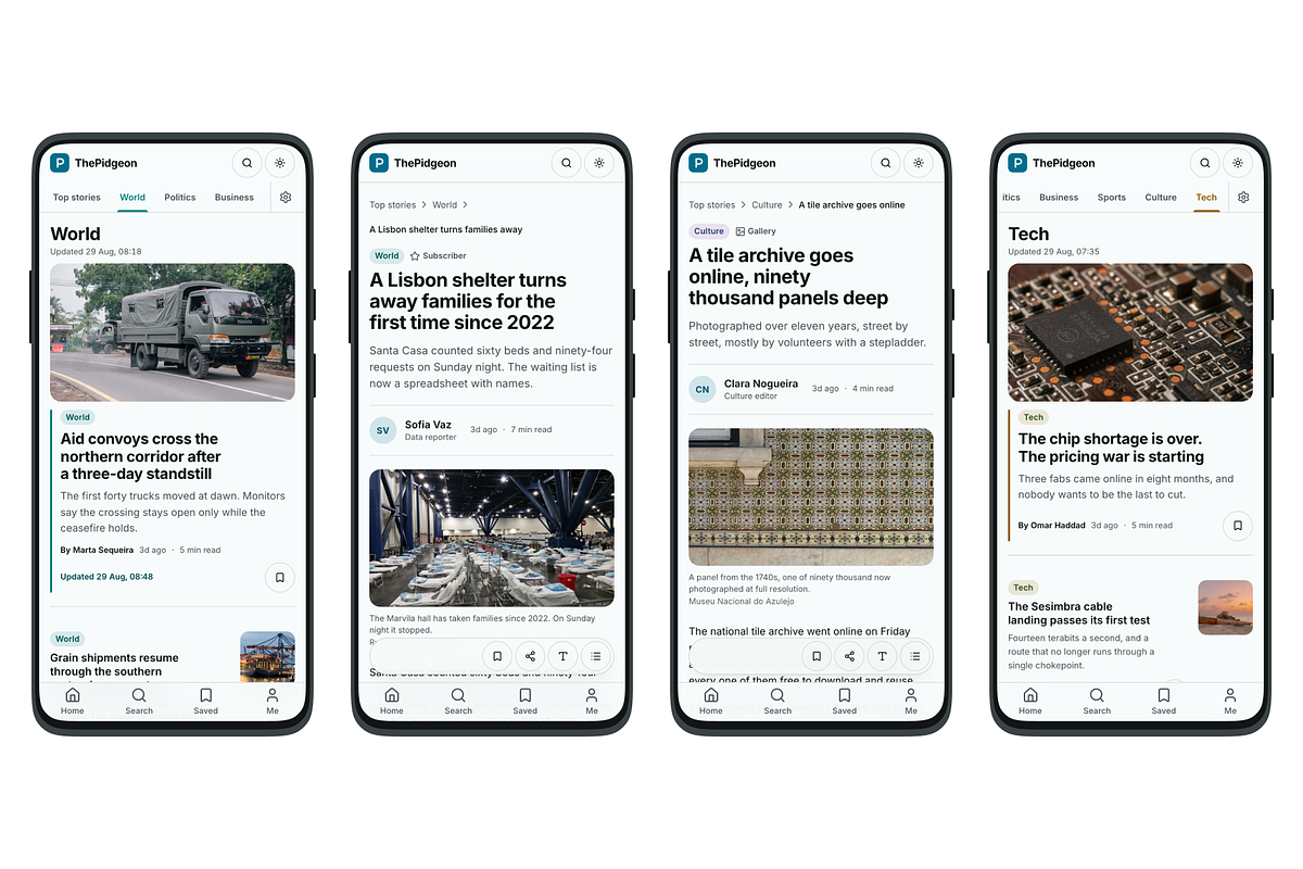 ThePidgeon | News Feed Template, a HTML Template by Mobius Studio (Photo 2 of 2)