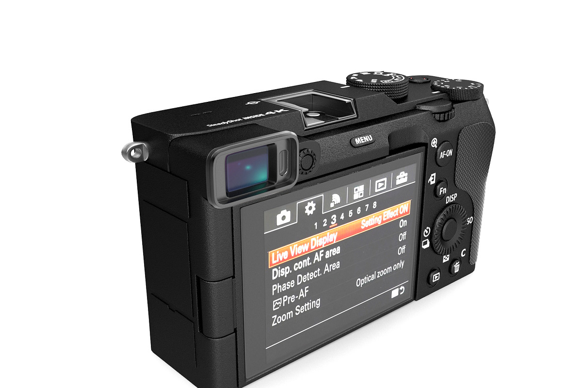 Sony A7C Compact Full-Frame Mirrorle, an Object 3D Model by Tedi Permana (Photo 4 of 12)