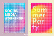 Plaid Gradient Backgrounds, a Background Graphic by Youandigraphics (Thumbnail 3 of 14)