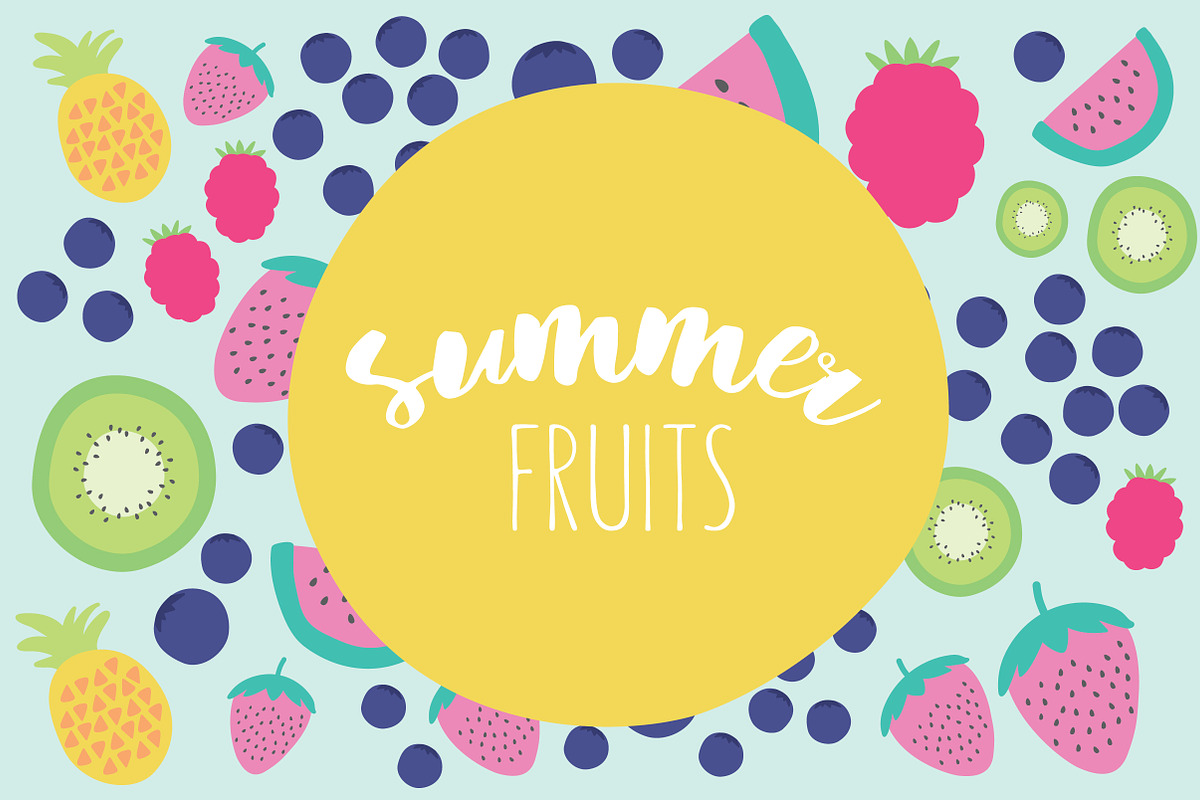 Summer Fruits, an Object Graphic by Kanga & Moose (Photo 1 of 4)