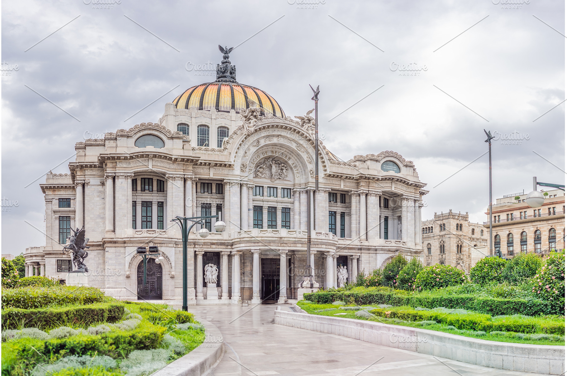 Palacio de Bellas Artes in Mexico, an Architecture Photo by Elizaveta Galitskaya