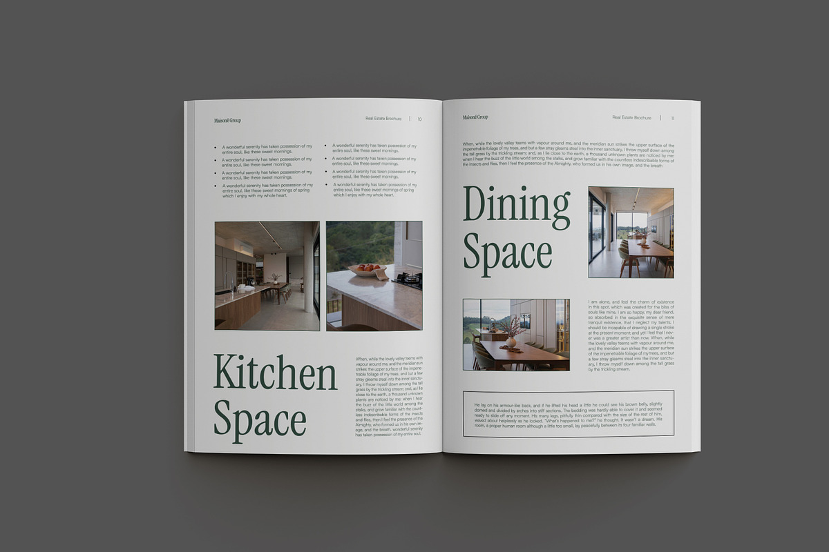 White Modern Real Estate Brochure, a Brochure Template by Neermana (Photo 5 of 10)