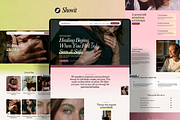Showit Website template Therapist, an App Template by Digital&Chic (Thumbnail 1 of 8)