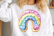 Watercolor Christmas Cookies PNG, an Illustration by SinaCreation (Thumbnail 5 of 7)
