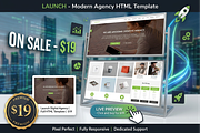 Launch - Digital Marketing HTML, a HTML Template by Themeplaza (Thumbnail 1 of 6)