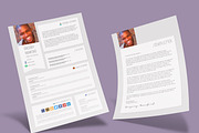 Social Media CV, a Resume Template by Valeur Design (Thumbnail 2 of 4)