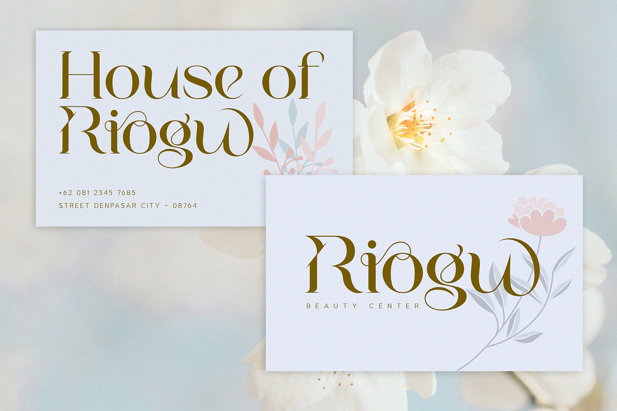 Atega - Stylish Luxury Logo Font, a Serif Font by Sealoung (Photo 5 of 10)