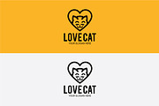 LOVE CAT, a Branding & Logo Template by shazi (Thumbnail 1 of 3)