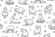 Yoga Llama, an Animal Illustration by GooseFrol (Thumbnail 6 of 8)