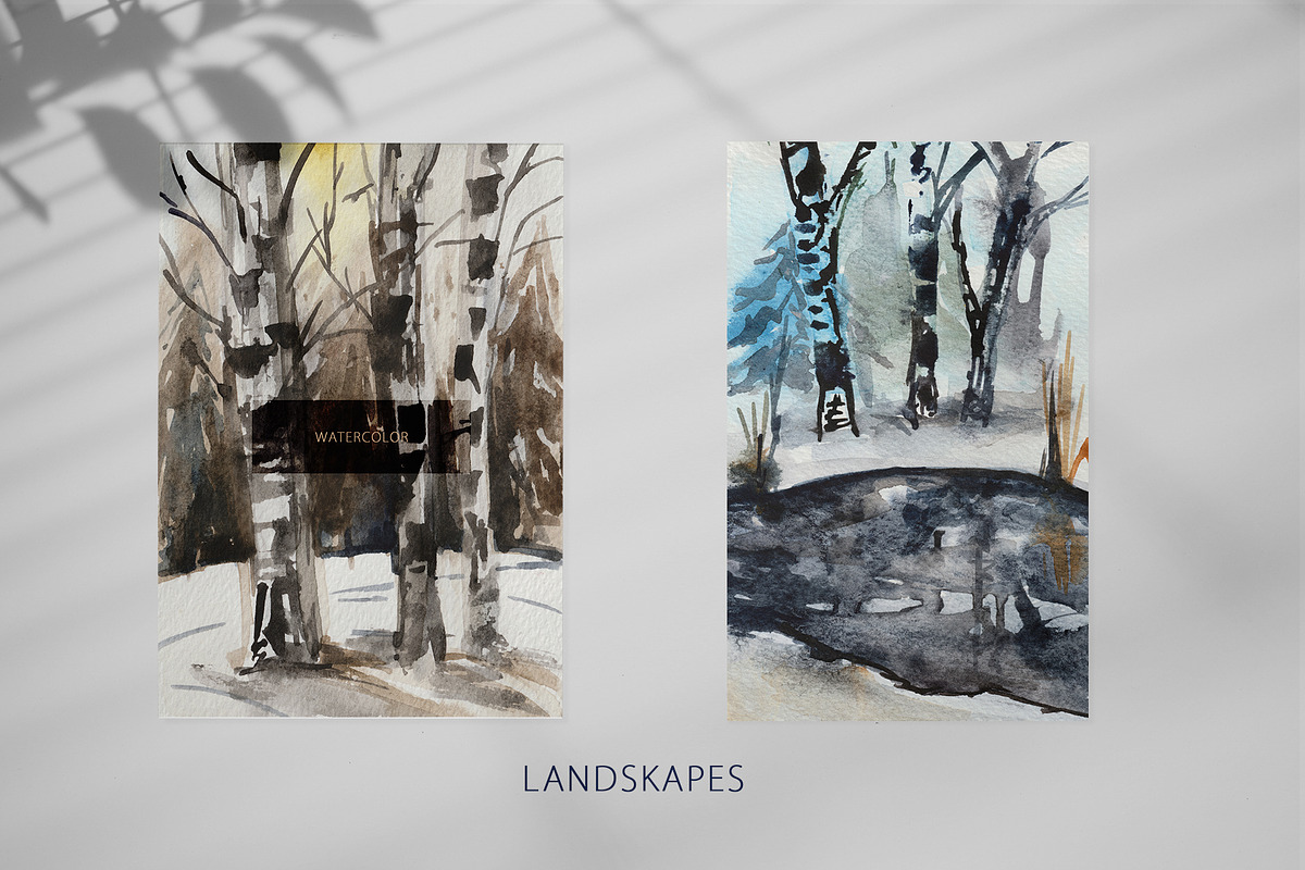 Winter Landscapes, a Seasonal Illustration by Design X0 (Photo 10 of 16)
