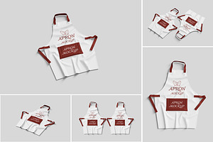 Apron Mockup PSD Branding