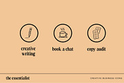 Marketing Creative Business Icons, an Outline Icon by CreativeWilderness (Thumbnail 10 of 12)