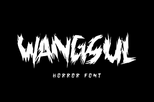 WANGSUL - Horror Font