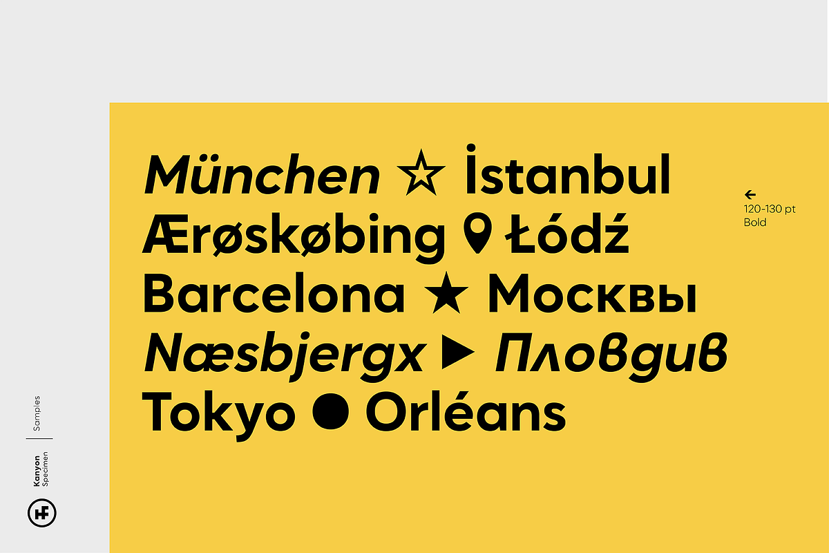 Kanyon Normal, a Sans Serif Font by Hurufatfont (Photo 6 of 15)