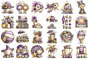 Whimsical Summer Clipart, an Illustration by Black Bird Studio (Thumbnail 1 of 4)
