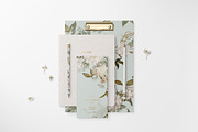 Luxury Pastel Mint Floral Pattern, a Pattern Graphic by paper aesthetic (Thumbnail 6 of 8)
