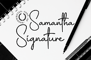 Samantha Signature, a Handwritten Font by Majelis Font (Thumbnail 1 of 5)
