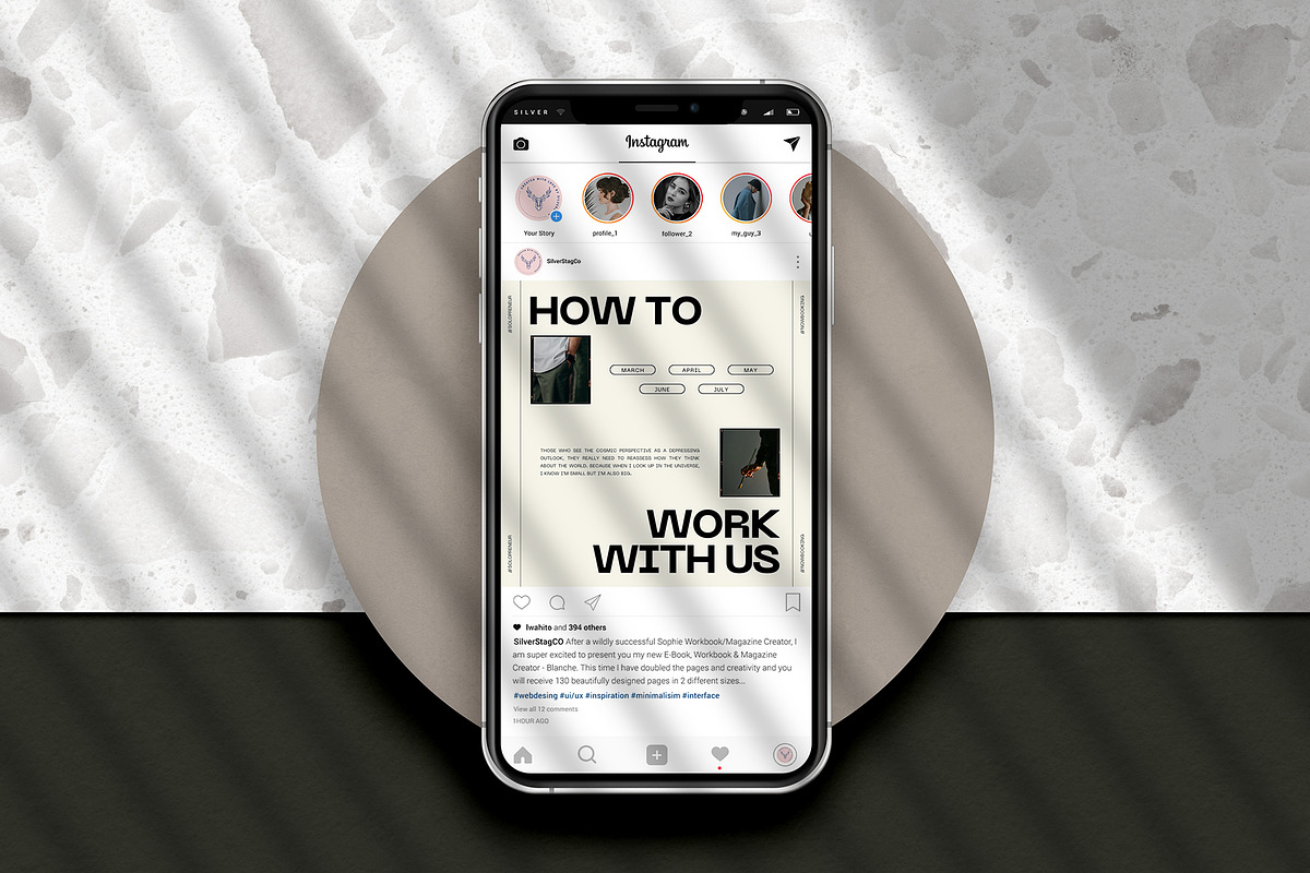 Grace - Aesthetic Social Media Pack, a Social Media Template by SilverStag Type Foundry (Photo 23 of 38)