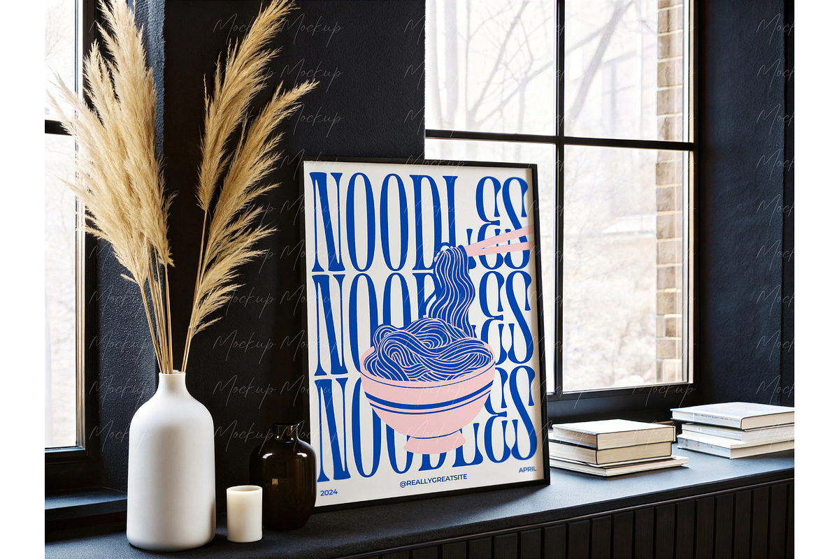 Frame in Home Interior Mock Up, a Product Mockup by TatiMockup (Photo 5 of 5)
