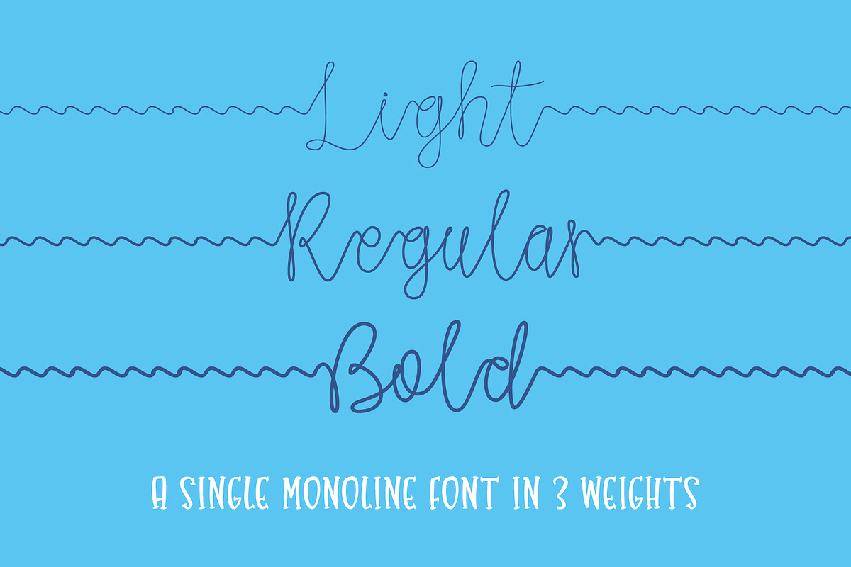 Gone Fishing - a fishing font!!!, a Font by Little Type Factory (Photo 13 of 16)
