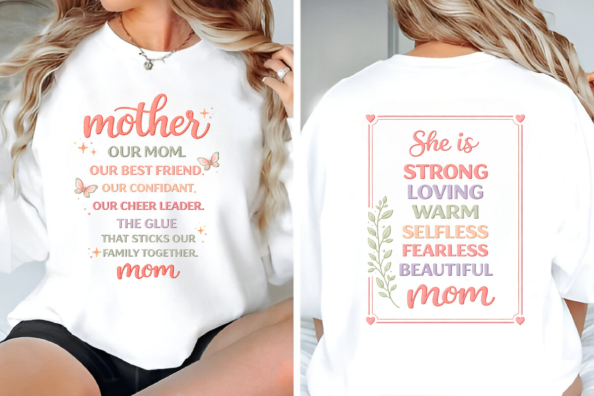 Mother's Day PNG Sublimation Bundle, an Illustration by GatewayDesign (Photo 2 of 4)