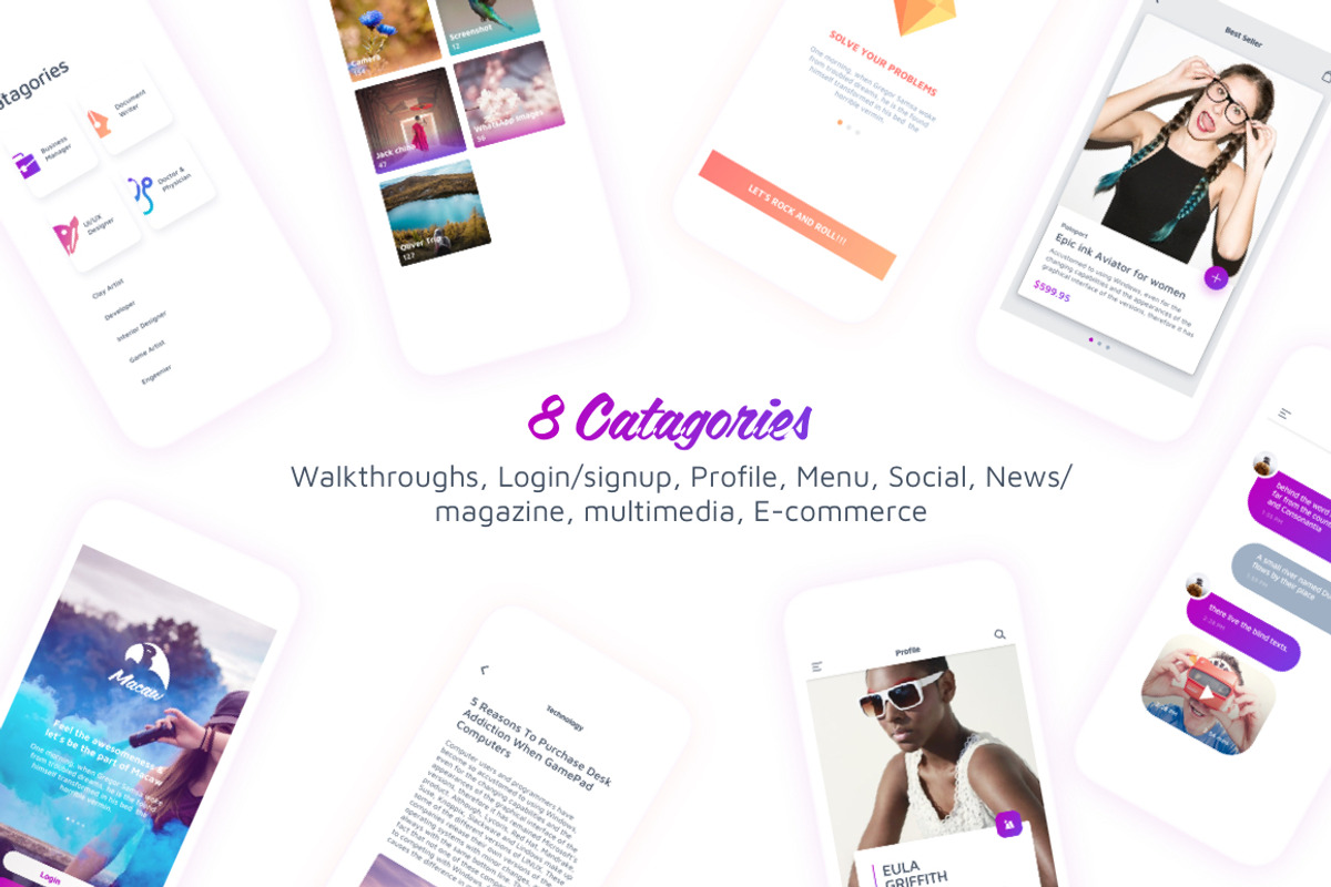 Macaw UI Kit, an UI Kit Template by UIMint (Photo 3 of 8)