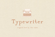 TYPEWRITER: Vintage & Antique Serif, a Font by Chez Núñez (Thumbnail 5 of 5)