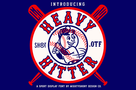Heavy Hitter Font, a Font by MightySHORT