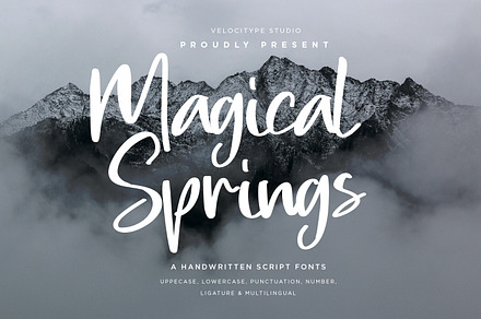 Magical Springs - Modern Script font