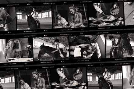 Film Strip Negative Photo Collage, a Social Media Template by DesignerCandies