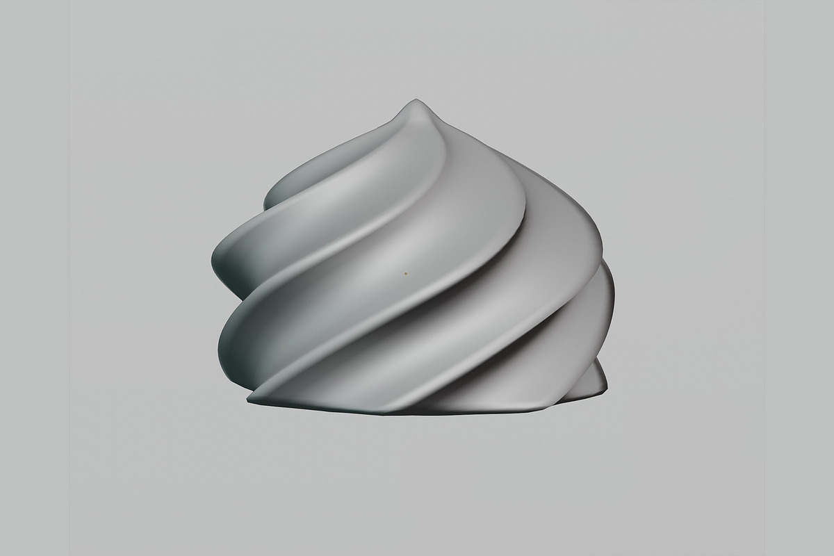 Cream swirl High quality 3d model, an Object 3D Model by fahad121 (Photo 1 of 6)