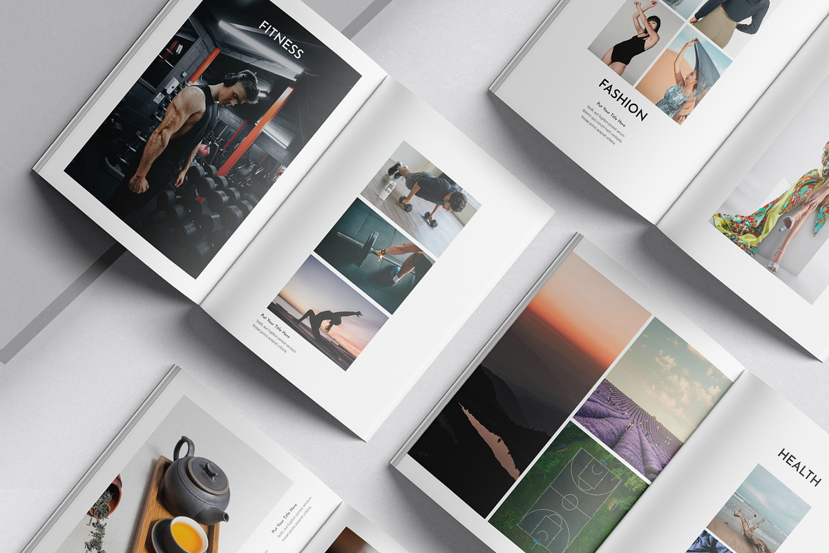 Minimal Portfolio Template, a Brochure Template by DesignCrest (Photo 6 of 14)